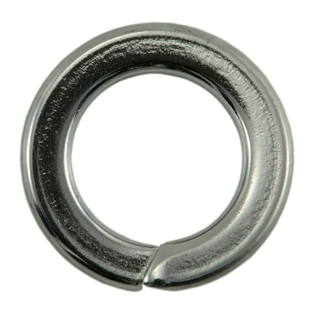 Midwest Fastener Split Lock Washer, For Screw Size 5 mm Steel, Chrome Plated Finish, 10 PK 74582